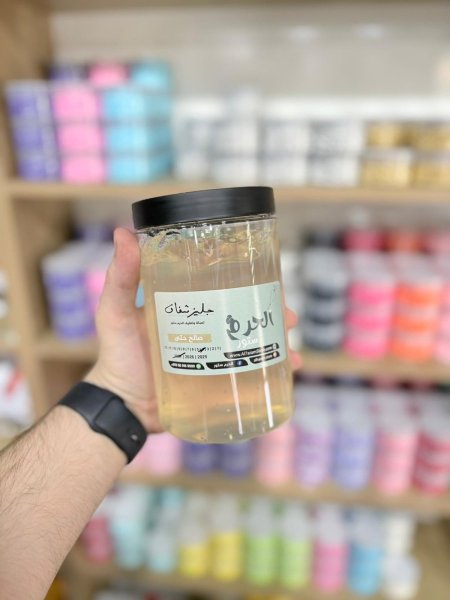 ديكور جل شفاف