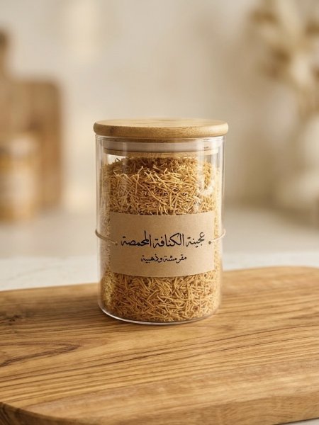 عجينة كنافة محمصة